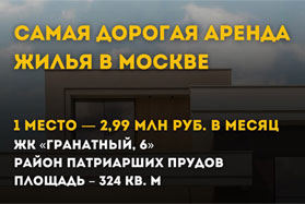 Сколько стоит арендовать самую дорогую квартиру в Москве