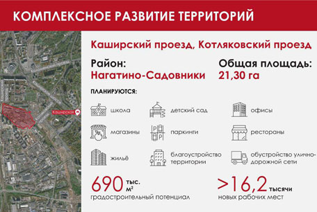 Жилой квартал с 690 тыс. кв. м недвижимости будет построен в районе Нагатино-Садовники